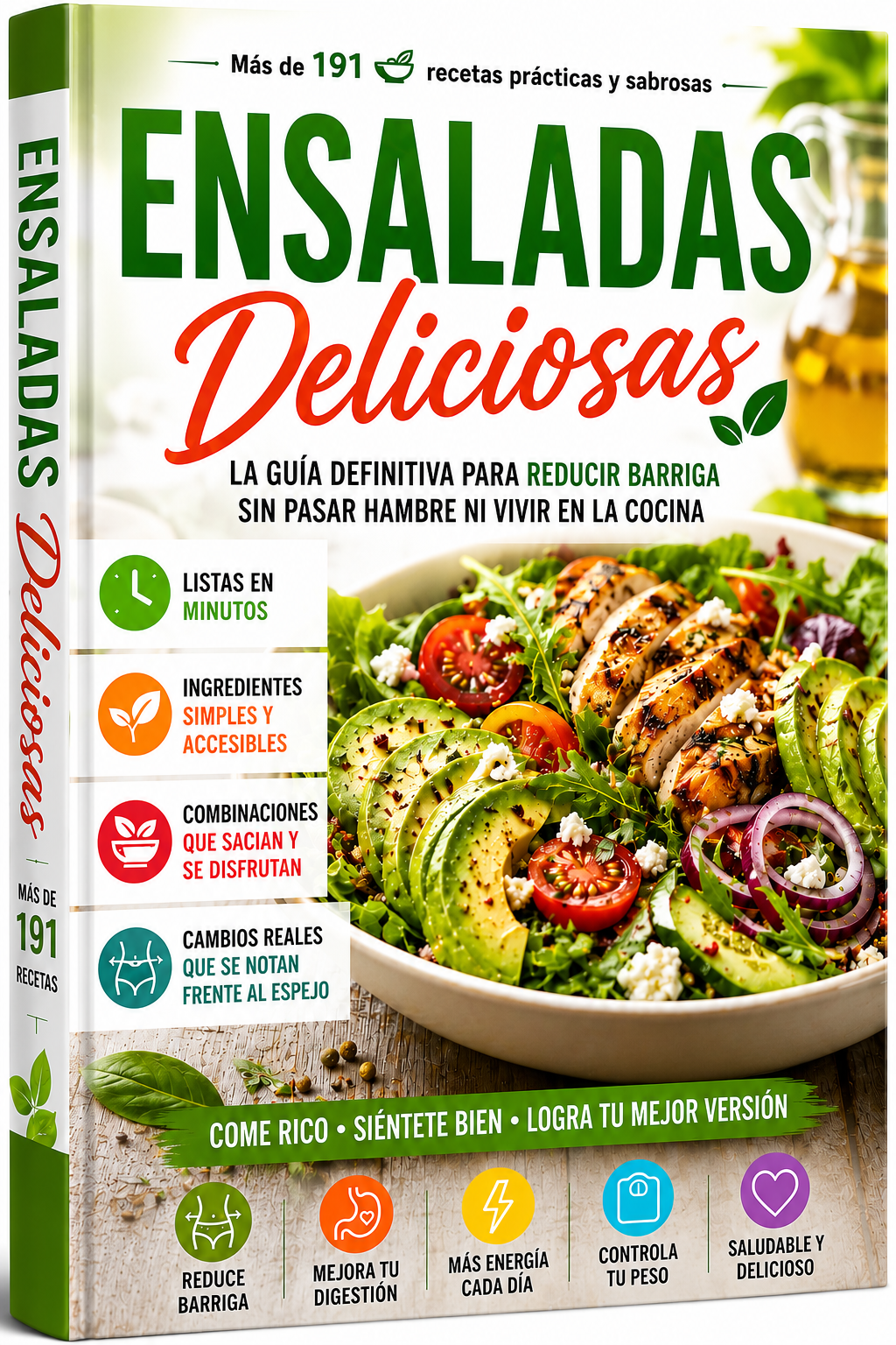 Ensaladas Deliciosas | 191 Recetas para Bajar de Peso sin Pasar Hambre
